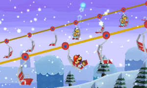 World 4-5: Whiteout Valley — Paper Mario: Sticker Star walkthrough screenshot