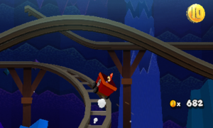 World 4-6: Bowser's Snow Fort — Paper Mario: Sticker Star walkthrough screenshot