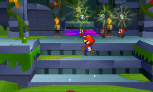 World 5-1: Shy Guy Jungle — Paper Mario: Sticker Star walkthrough screenshot