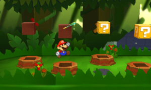 World 5-1: Shy Guy Jungle — Paper Mario: Sticker Star walkthrough screenshot