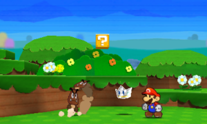 World 1-2: Bouquet Gardens — Paper Mario: Sticker Star walkthrough screenshot