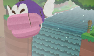 World 5-3: Long Fall Falls — Paper Mario: Sticker Star walkthrough screenshot