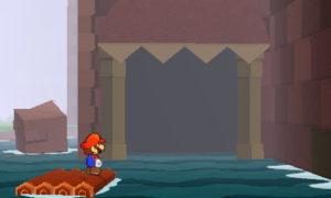 World 5-3: Long Fall Falls — Paper Mario: Sticker Star walkthrough screenshot