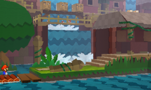 World 5-4: Chomp Ruins — Paper Mario: Sticker Star walkthrough screenshot