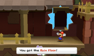 World 5-4: Chomp Ruins — Paper Mario: Sticker Star walkthrough screenshot