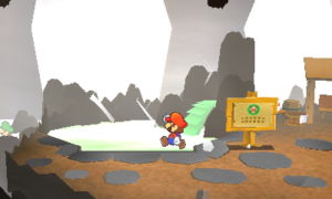 World 5-5: Rugged Road — Paper Mario: Sticker Star walkthrough screenshot