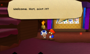 World 5-6: Rumble Volcano — Paper Mario: Sticker Star walkthrough screenshot