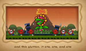 World 5-6: Rumble Volcano — Paper Mario: Sticker Star walkthrough screenshot