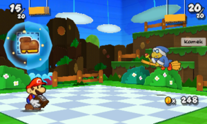 World 1-3: Water's Edge Way — Paper Mario: Sticker Star walkthrough screenshot
