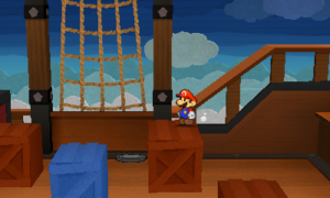 World 6-2: Bowser Jr.'s Flotilla — Paper Mario: Sticker Star walkthrough screenshot