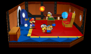 World 6-2: Bowser Jr.'s Flotilla — Paper Mario: Sticker Star walkthrough screenshot