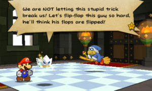 World 6-3: Bowser's Sky Castle — Paper Mario: Sticker Star walkthrough screenshot