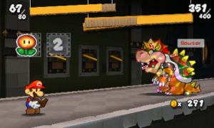World 6-3: Bowser's Sky Castle — Paper Mario: Sticker Star walkthrough screenshot