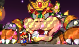 World 6-3: Bowser's Sky Castle — Paper Mario: Sticker Star walkthrough screenshot