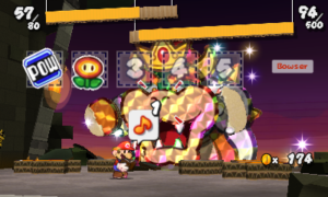 World 6-3: Bowser's Sky Castle — Paper Mario: Sticker Star walkthrough screenshot