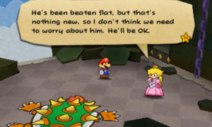 World 6-3: Bowser's Sky Castle — Paper Mario: Sticker Star walkthrough screenshot