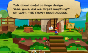 World 1-4: Hither Thither Hill — Paper Mario: Sticker Star walkthrough screenshot