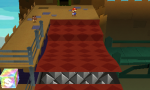 World 1-6: Goomba Fortress — Paper Mario: Sticker Star walkthrough screenshot