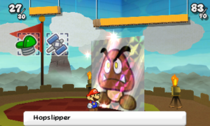 World 1-6: Goomba Fortress — Paper Mario: Sticker Star walkthrough screenshot
