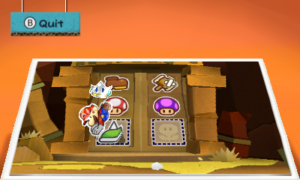 World 2-1: Drybake Desert — Paper Mario: Sticker Star walkthrough screenshot