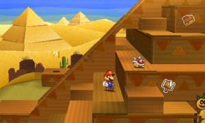 World 2-1: Drybake Desert — Paper Mario: Sticker Star walkthrough screenshot