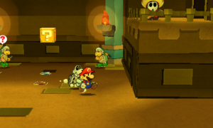 World 2-2: Yoshi Sphinx — Paper Mario: Sticker Star walkthrough screenshot