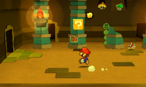 World 2-2: Yoshi Sphinx — Paper Mario: Sticker Star walkthrough screenshot