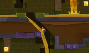 World 2-3: Sandshifter Ruins — Paper Mario: Sticker Star walkthrough screenshot