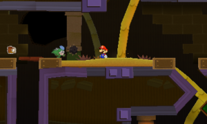 World 2-3: Sandshifter Ruins — Paper Mario: Sticker Star walkthrough screenshot