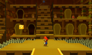 World 2-3: Sandshifter Ruins — Paper Mario: Sticker Star walkthrough screenshot