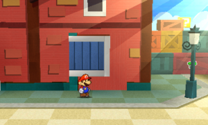 World 2-4: Damp Oasis — Paper Mario: Sticker Star walkthrough screenshot