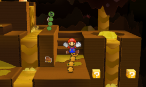 World 2-4: Damp Oasis — Paper Mario: Sticker Star walkthrough screenshot