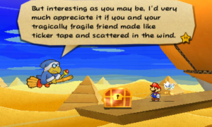 World 2-2: Yoshi Sphinx — Paper Mario: Sticker Star walkthrough screenshot