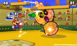 World 2-5: Drybake Stadium — Paper Mario: Sticker Star walkthrough screenshot
