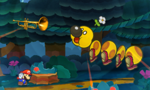 World 3-1: Leaflitter Path — Paper Mario: Sticker Star walkthrough screenshot