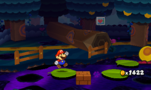 World 3-4: Strike Lake — Paper Mario: Sticker Star walkthrough screenshot