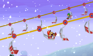 World 4-5: Whiteout Valley — Paper Mario: Sticker Star walkthrough screenshot