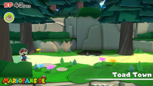 Toad Town — Paper Mario: The Origami King walkthrough screenshot