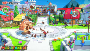 Toad Town — Paper Mario: The Origami King walkthrough screenshot
