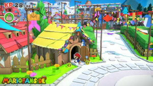 Toad Town — Paper Mario: The Origami King walkthrough screenshot