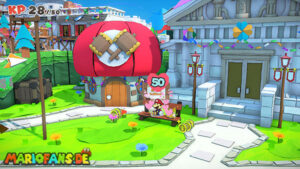 Toad Town — Paper Mario: The Origami King walkthrough screenshot