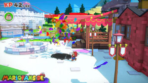 Toad Town — Paper Mario: The Origami King walkthrough screenshot