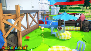 Toad Town — Paper Mario: The Origami King walkthrough screenshot