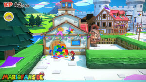 Toad Town — Paper Mario: The Origami King walkthrough screenshot