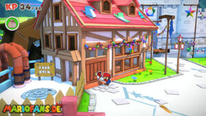 Toad Town — Paper Mario: The Origami King walkthrough screenshot