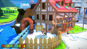 Toad Town — Paper Mario: The Origami King walkthrough screenshot