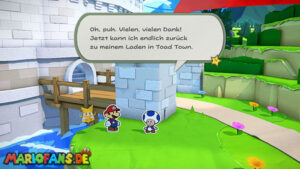 Toad Town — Paper Mario: The Origami King walkthrough screenshot