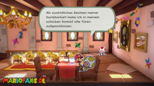 Toad Town — Paper Mario: The Origami King walkthrough screenshot