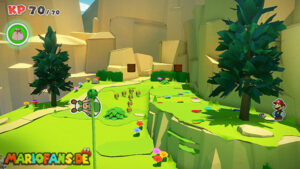 Picnic Road — Paper Mario: The Origami King walkthrough screenshot