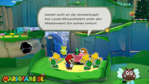 Overlook Mountain — Paper Mario: The Origami King walkthrough screenshot